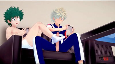 My Hero Academia Yaoi: Bakugo and Deku’s Gaming Pleasure – Asian Japanese Manga Anime Hentai Gay Porn